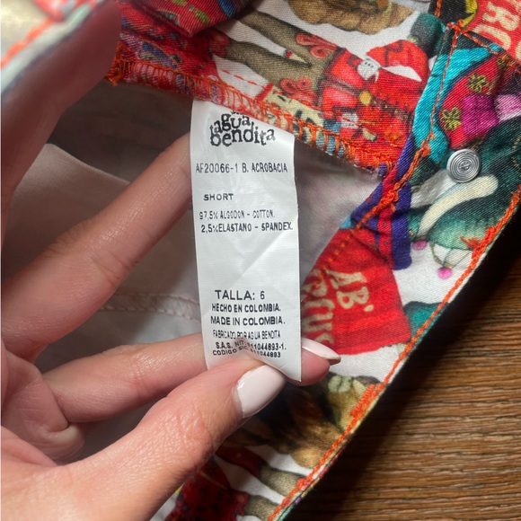 VINTAGE AGUA BENDITA SHORTS - Picture 2 of 8